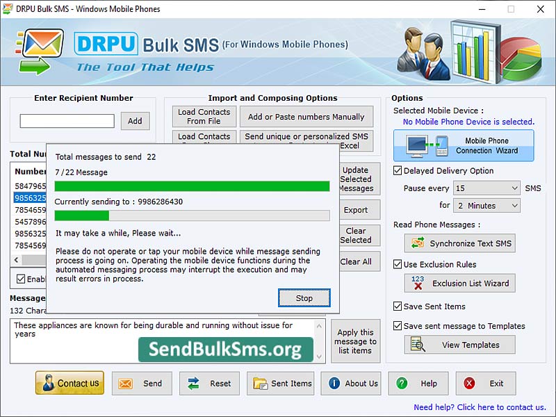 Send Text Message from Computer