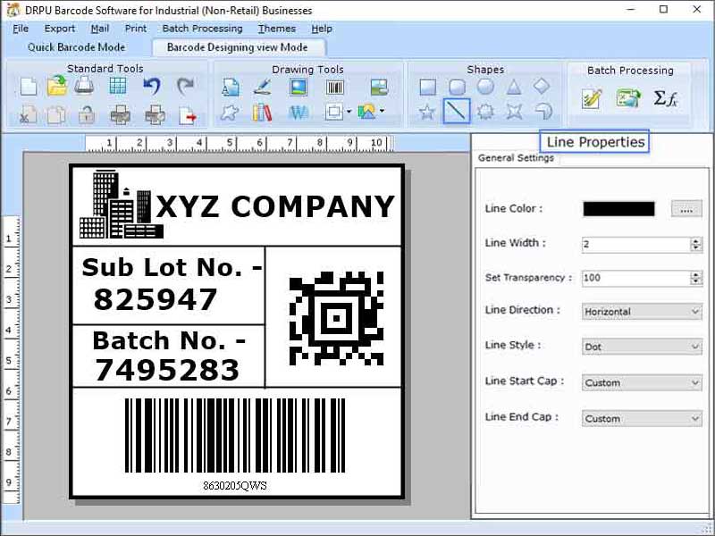 Warehousing Barcode Generator