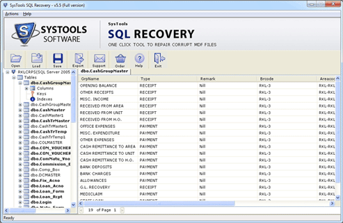Open MDF SQL Server Database File