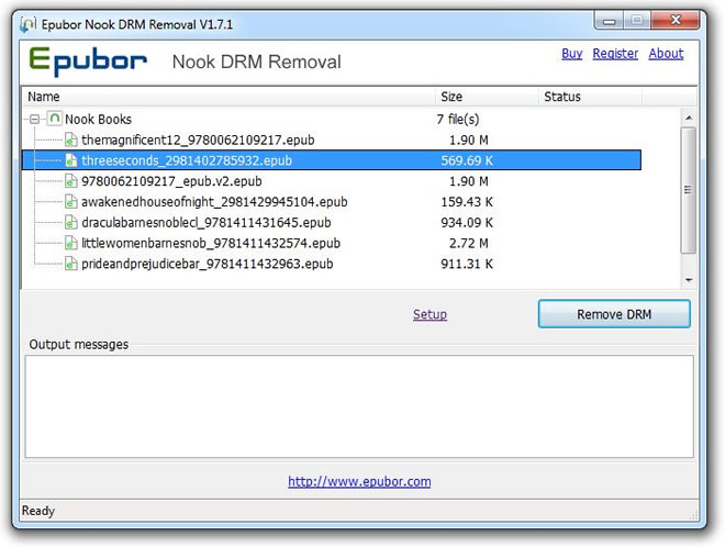 Nook DRM Removal
