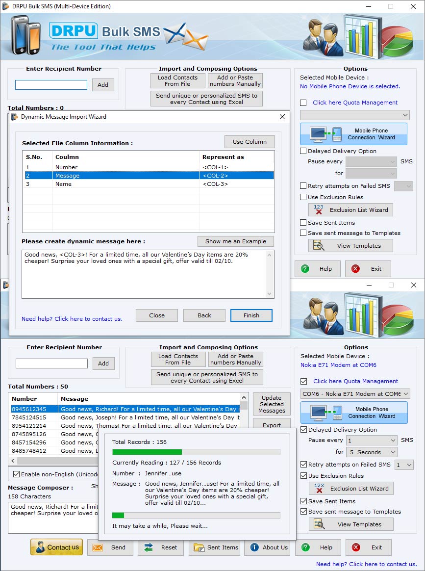 Mobile SMS Applications