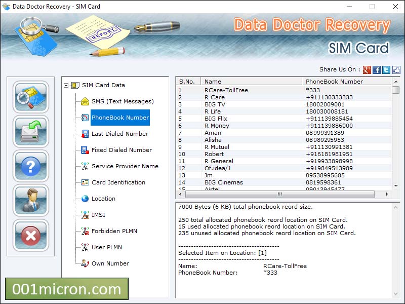 Sim Recovery