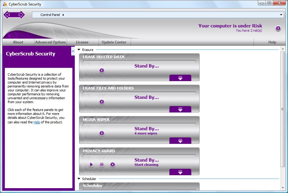 CyberScrub Security With Media Wiper