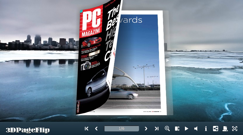 3DPageFlip Flash Catalog Templates for Cities