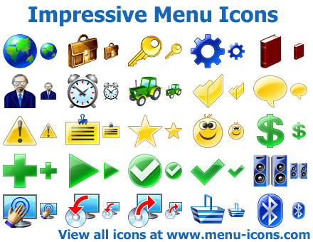 Impressive Menu Icon Downloader