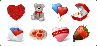 Love Icons Set for vista/7