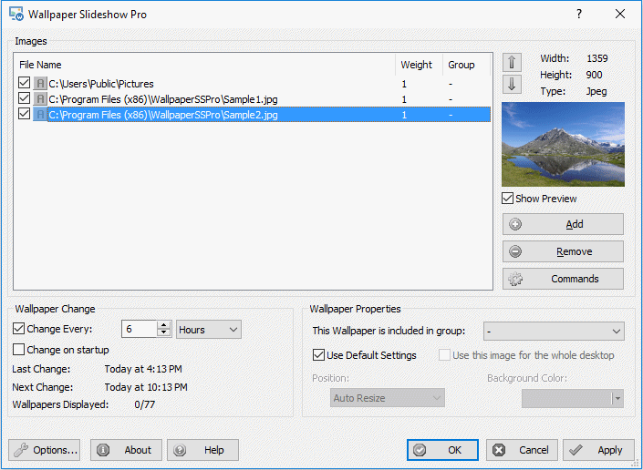 Wallpaper Slideshow Plus Downloader
