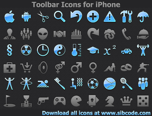 Download the 2011Toolbar Icons to iPhone