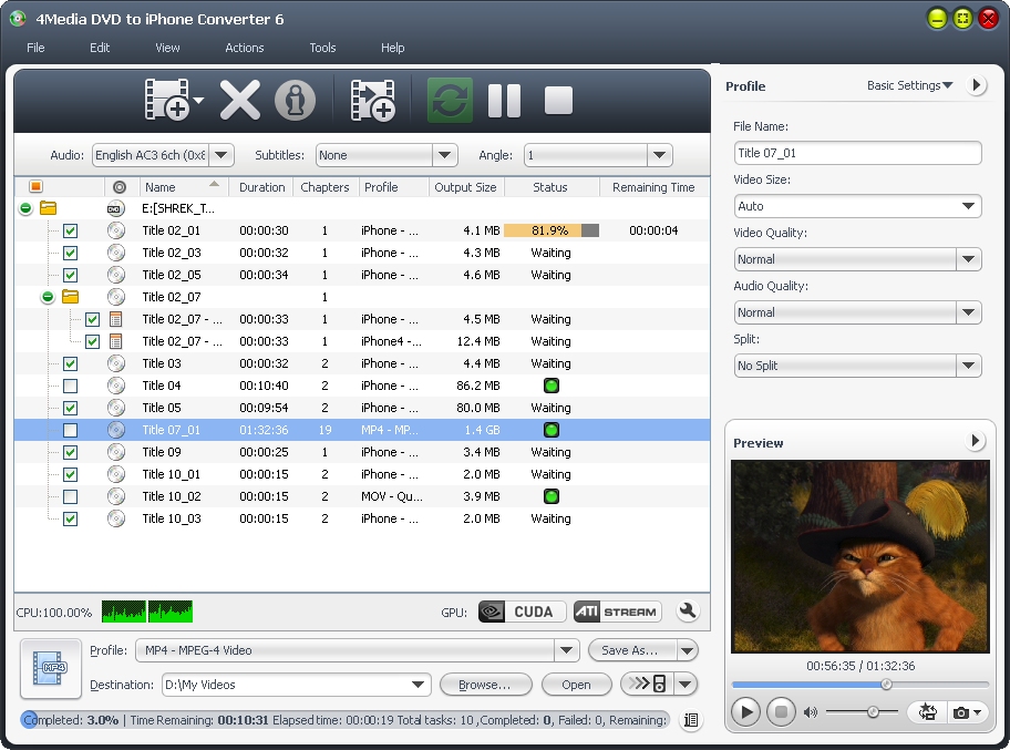 For Media DVD to iPhone Suite