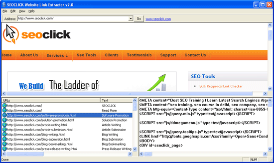 Free Website Link Extractor
