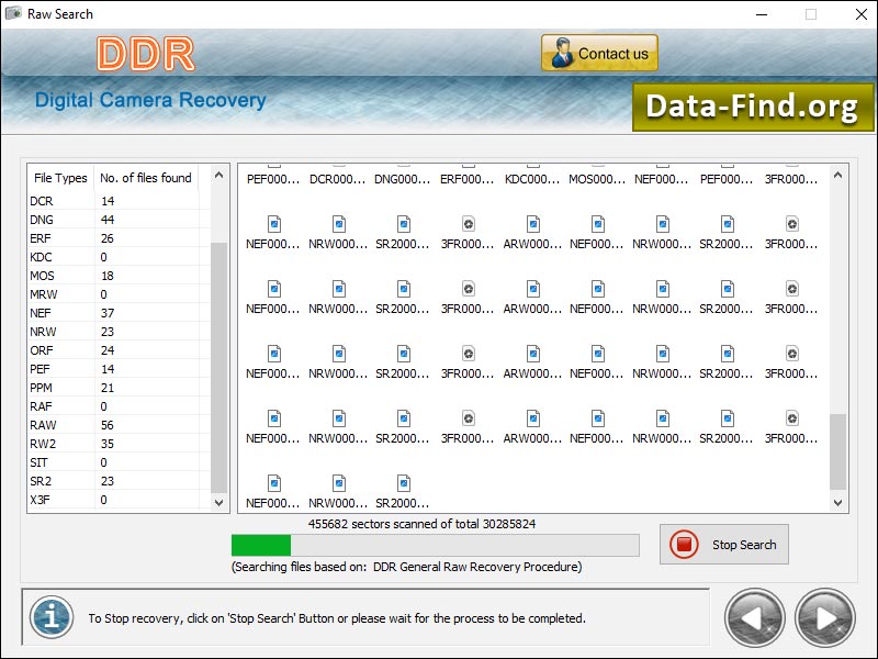 Recover Digital Camera