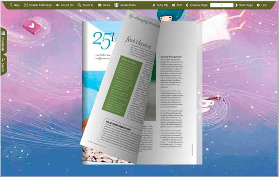 FlipBook Creator Themes Pack - Fairy