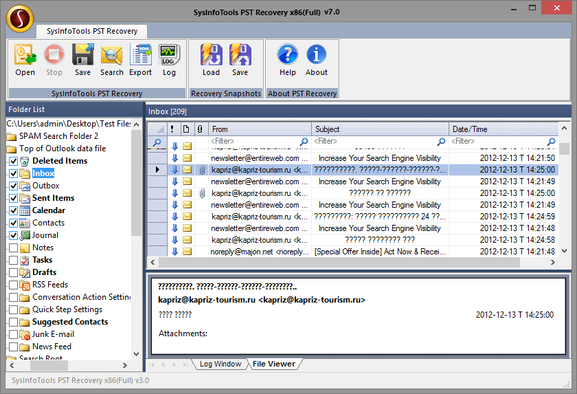 Download Free PST Recovery Tool