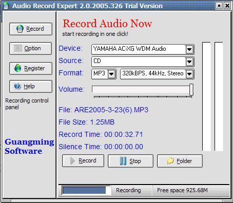 Free Audio Record Expert