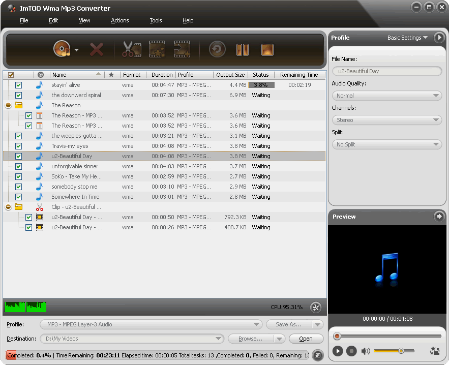 WMA MP3 Converter Downloader