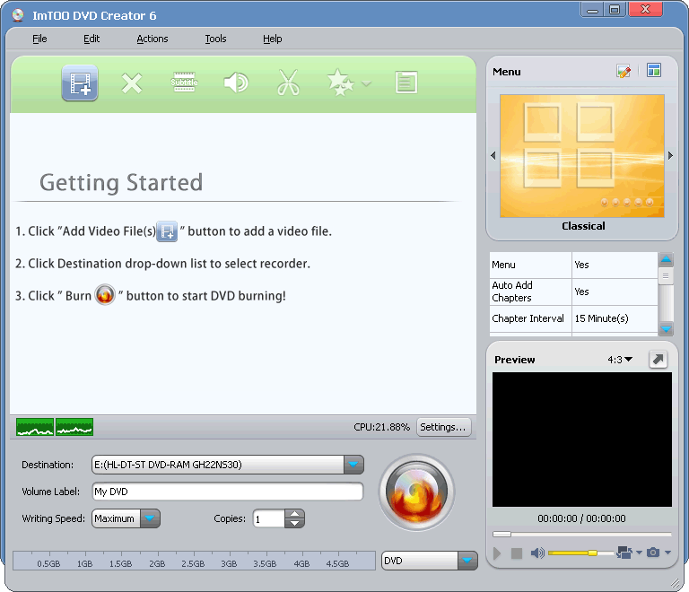 free ImTOO DVD Creator