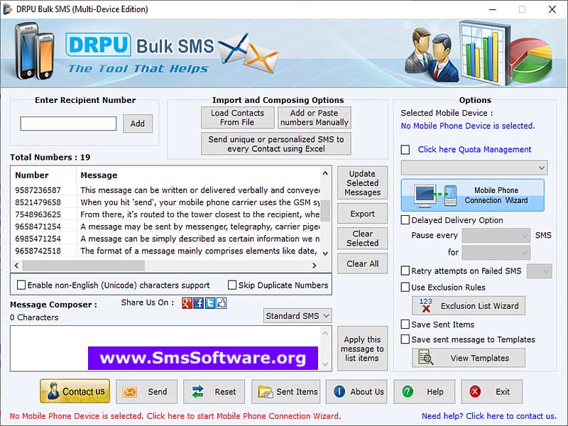 Bulk SMS Software