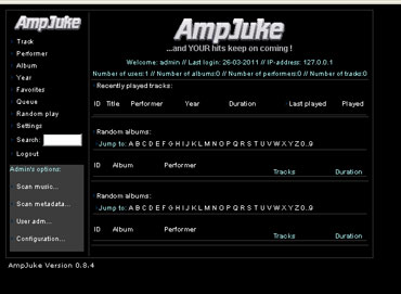 Webuzo for AmpJuke