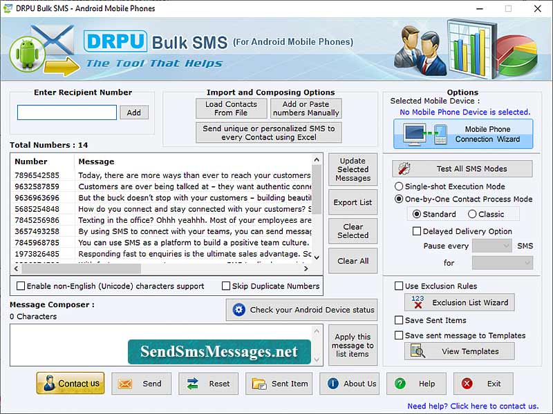Send SMS Android