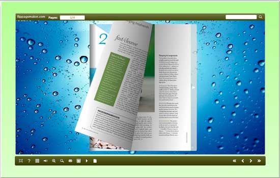 FlipBook Creator Themes Pack - Droplet
