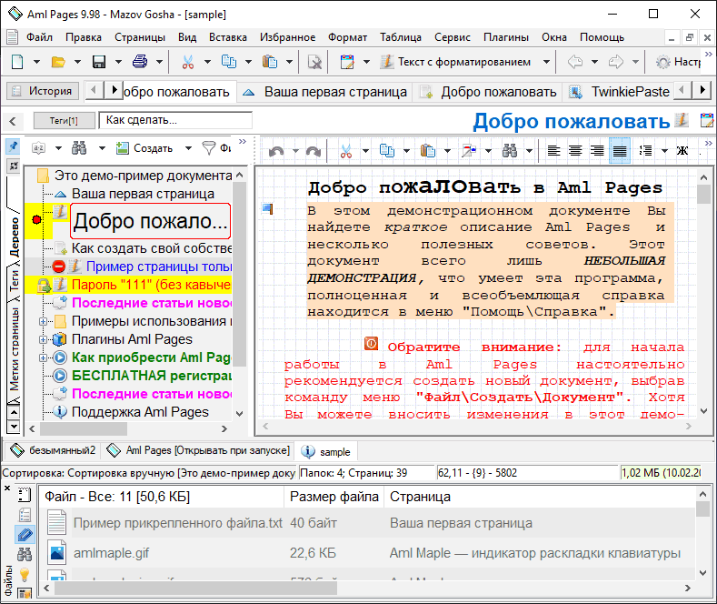 Aml Pages Russian Version