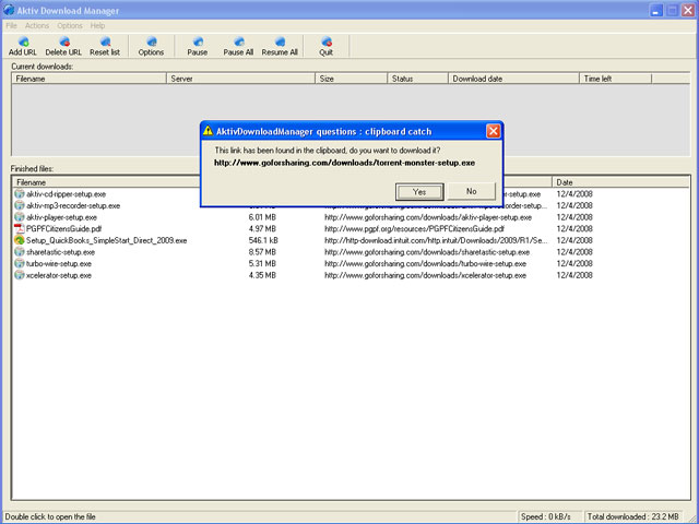 Aktiv Download Manager Downloader