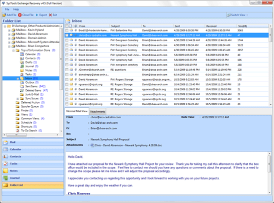 New EDB to PST Recovery Tool