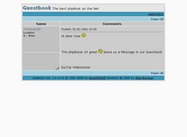 Webuzo for phpBook