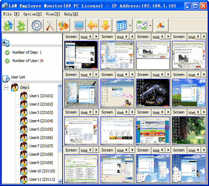 LAN Employee Monitor ( LAN Monitoring Software )