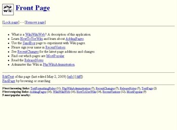 Webuzo for PhpWiki