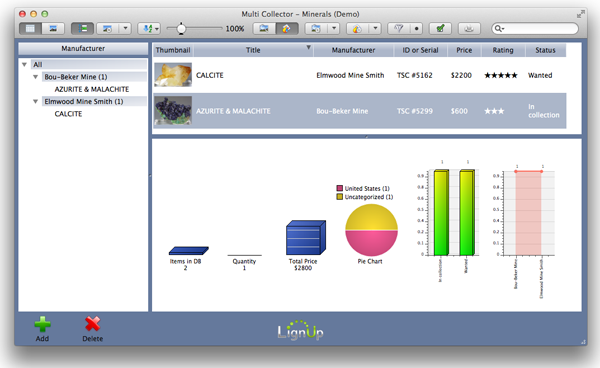 LignUp Multi Collector MacOS