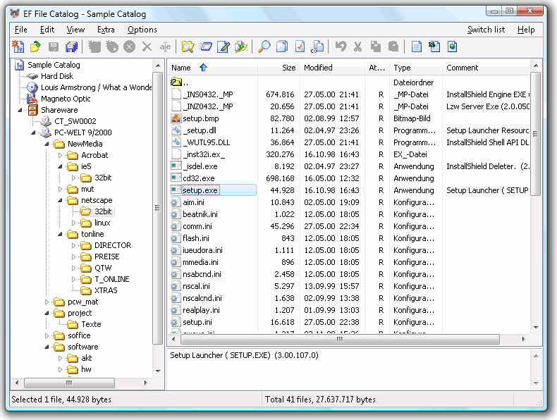 EF File Catalog Downloader