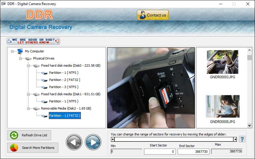 Digital Camera Recovery