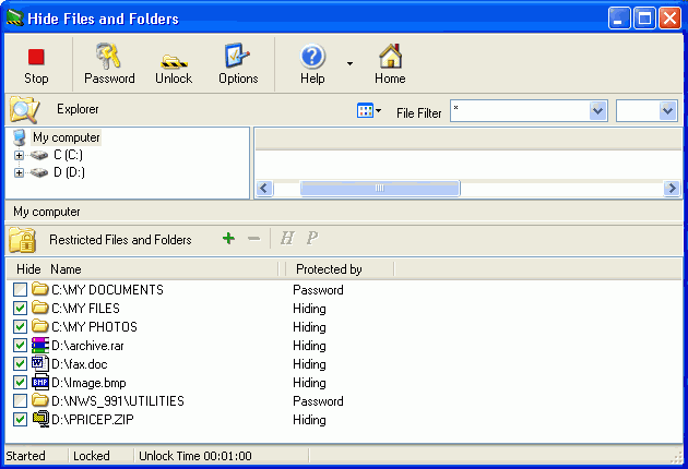 Hide Files & Folders Downloader