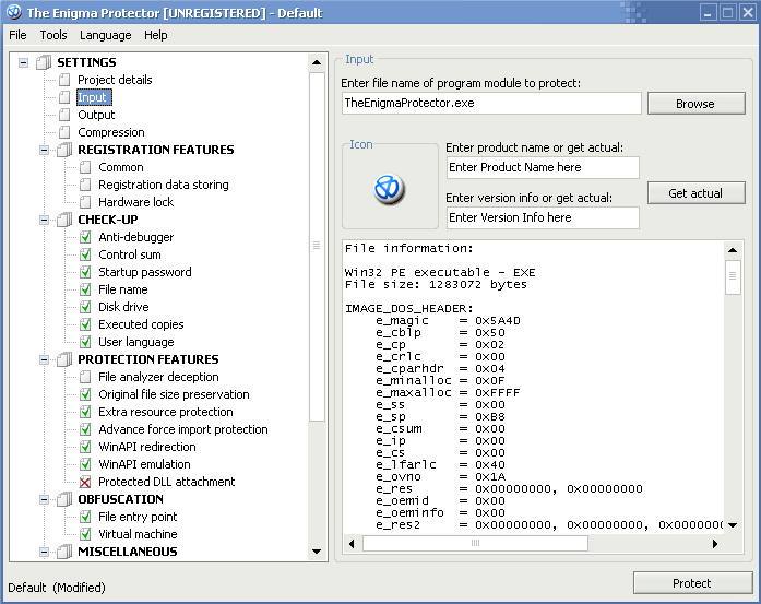 The Enigma Protector Downloader