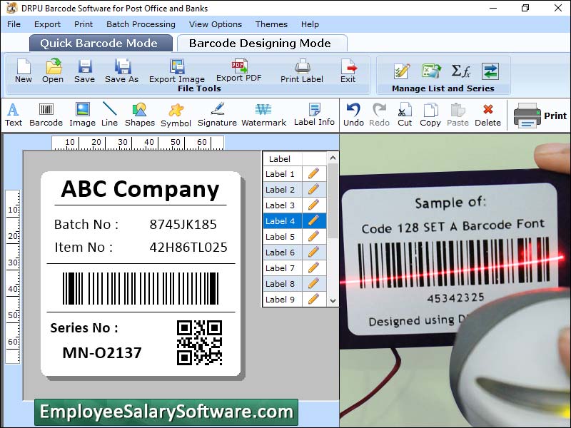 Postal Mail 2D Barcodes