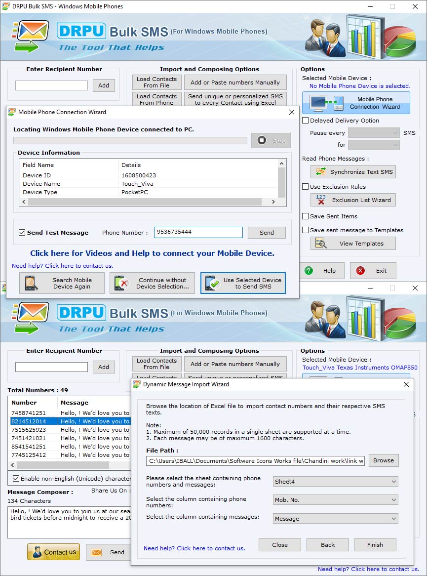 PC to SMS Software