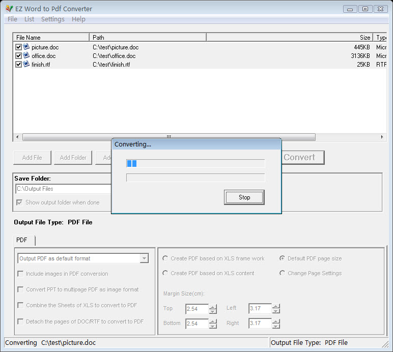 EZ Word to Pdf Converter