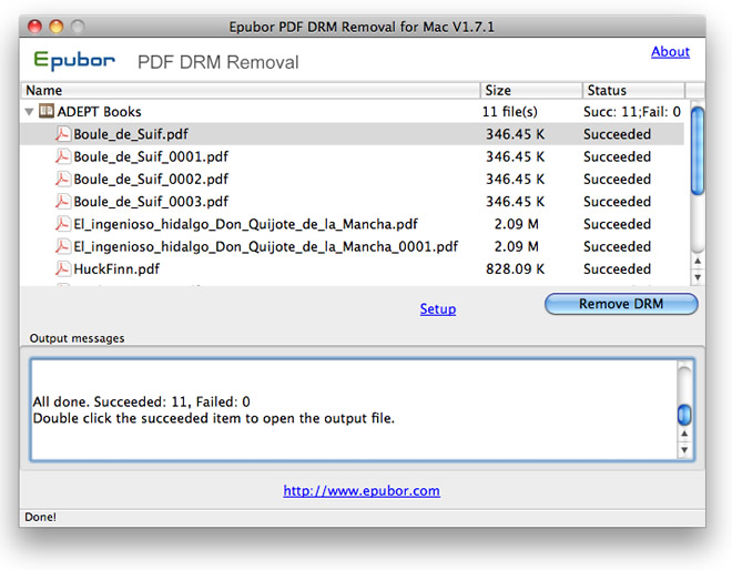 Epubor PDF DRM Removal for Mac
