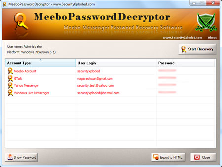 Meebo Password Decryptor Downloader