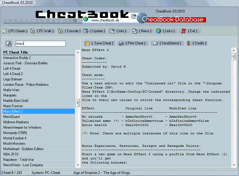 CheatBook Issue 03/2010 Downloader