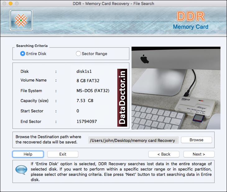 Memory Card Recovery for Mac