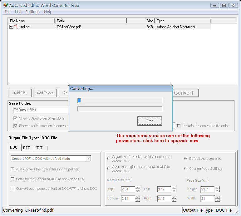 Advanced Pdf to Word Converter Free