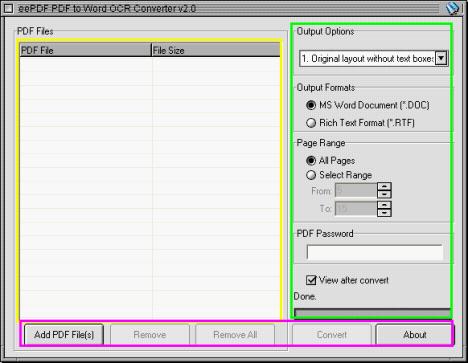 Scanned PDF to OpenOffice OCR Converter