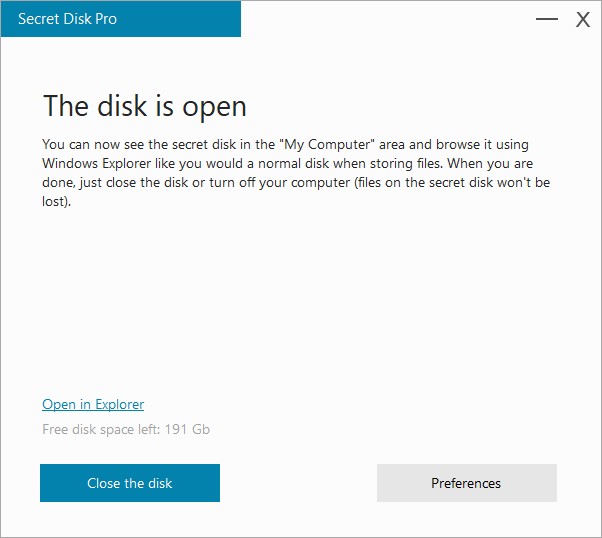 Secret Disk Downloader
