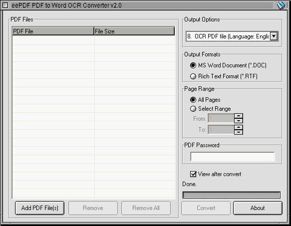 Scanned PDF to DOCX OCR Converter