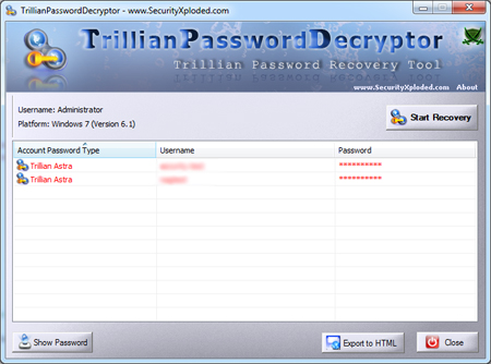 Trillian Password Decryptor Downloader