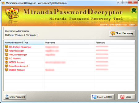Miranda Password Decryptor Downloader