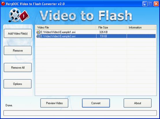 AVI to Flash Converter
