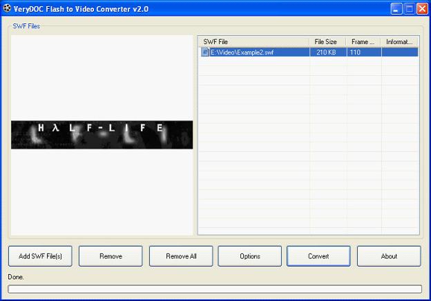 Flash to AVI Converter